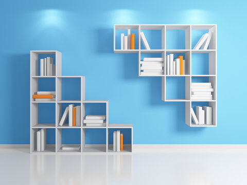 Modern shelf.