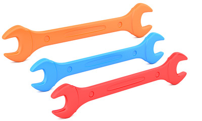 Three color wrenches
