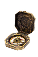 Old vintage compass isolated © Dmitry Rukhlenko