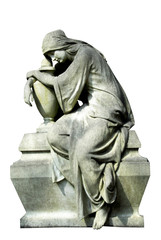 Sitzende Madonnen-Statue