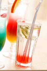 cocktails in the bar