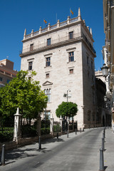 Fototapeta na wymiar Valencia - Palace of the Generalitat Valenciana