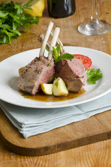 Rack of lamb