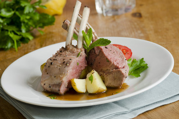 Rack of lamb