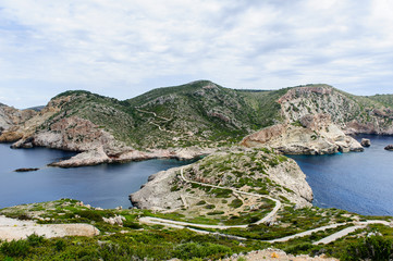 Fototapeta premium Seascape of Balearic islands, Spain