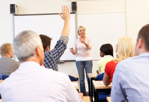 Senior Tutor Teaching Class