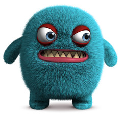 cute furry monster © Albert Ziganshin