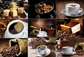 coffee collage