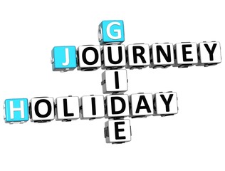 3D Journey Holiday Guide Crossword