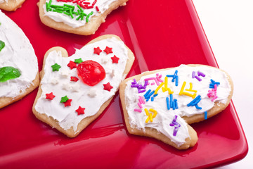 Christmas Mitten Cookies
