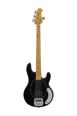 Naklejka premium Vintage Bass Guitar