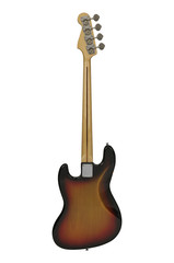 Naklejka premium Vintage Bass Guitar back