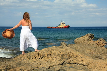 woman and the sea