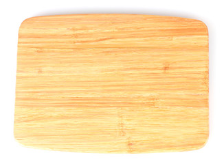 cutting board isolated on white