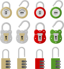 twelve padlock