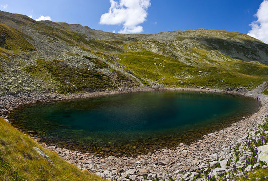 Iezer Glacier Lake - Panorama