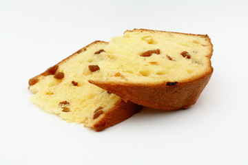 Fette di Panettone - Slices of Panettone (Italian cake)