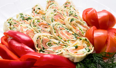 Close-up of fish meal