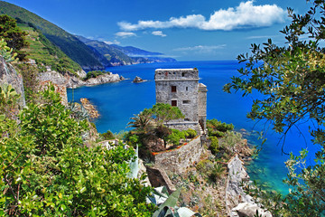 beautiful Ligurian coast of Italy -Moterosso