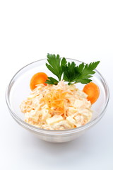 insalata di pollo carote e mela