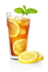 ice tea with lemon