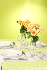 elegant holiday table setting