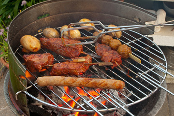 Barbecue in the garden - 1