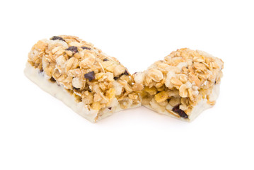 yogourt candy slices with clipping path