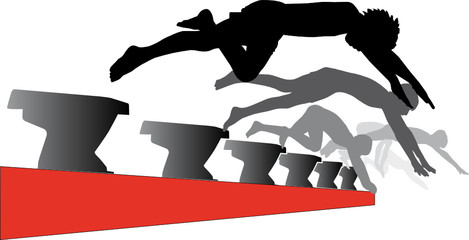 Schwimmstart © lesniewski