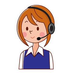 オペレーター　イラスト