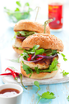 Thai Chicken Burger