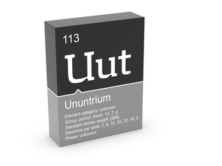 Ununtrium from Mendeleev's periodic table