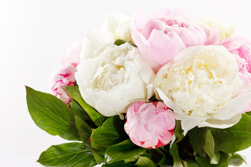 Rich bunch of peonies