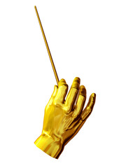 Gesture of a conductor-hand position