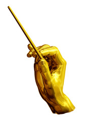 Gesture of a conductor-hand position