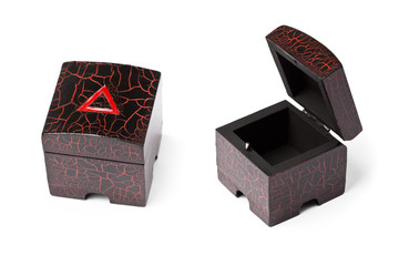 Handmade little wooden boxes