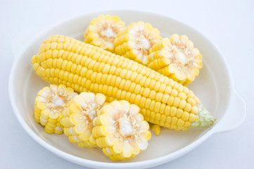 corn on a dish