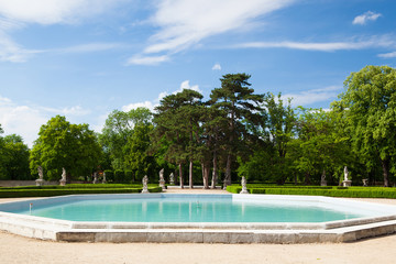 The garden in Slavkov Castle - Austerlitz near Brno