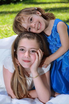 mis princesas en el huerto del cura