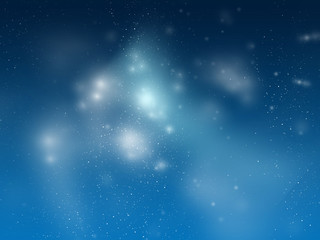 Universum / Space / Star, blue background