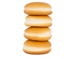 Fototapeta na wymiar hamburger buns samodzielnie