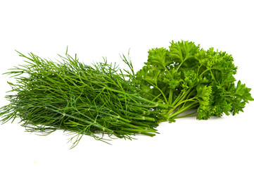 Parsley herb isolated