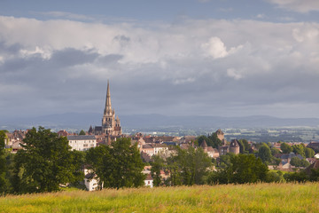 The cathedral of Saint Lazare in Autun, France.
