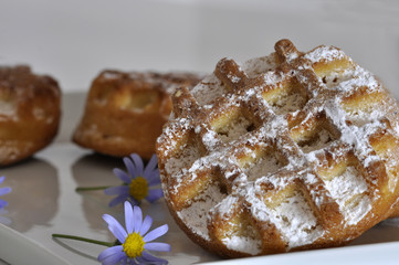 Frisch aus dem Waffeleisen