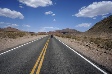 Gefühl der Freiheit auf dem Motorrad