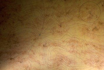 Grunge sea map