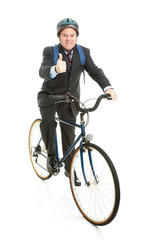 Biking to Work - Thumbs Up