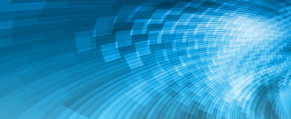 abstract background, blue perspective website banner