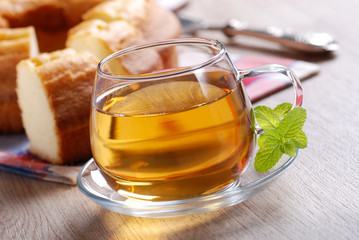 tazza di tè a colazione