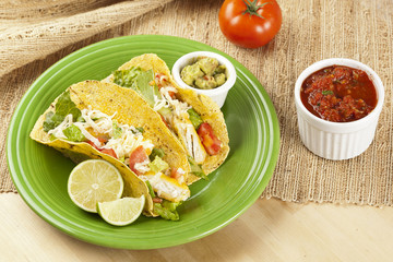 Homemade fresh fish tacos